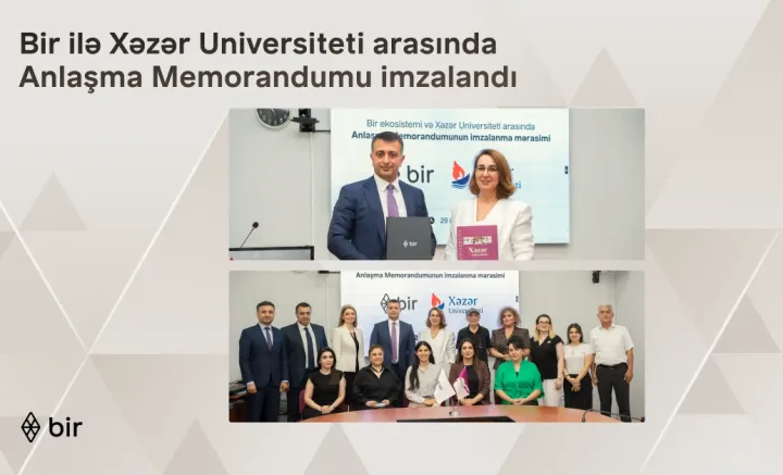 Bir və Xəzər Universiteti gələcəyin peşəkarları üçün güclərini birləşdirir